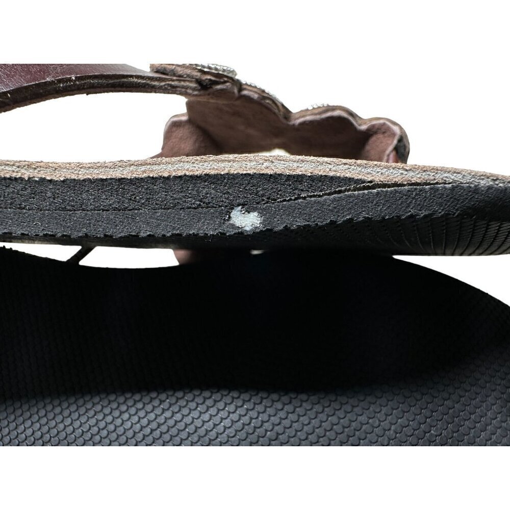 Swahili Coast Handcrafted Sandals Posie Fair Trade‎ Womens Size 6 Silver NEW - Picture 11 of 14